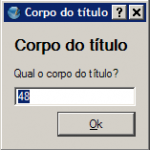 Responda o corpo do título Responda o corpo do título