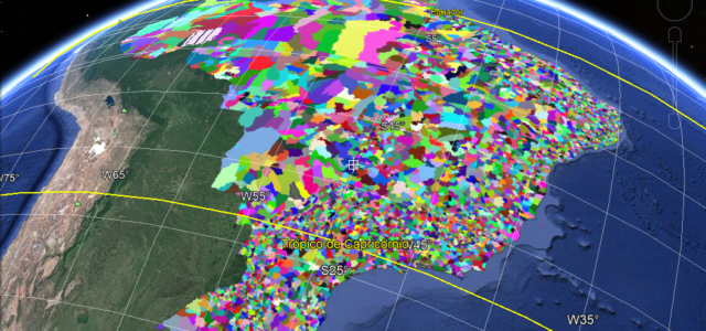 O Google Earth Pro (GE), que agora é de uso gratuito, pode ler arquivos shape (*.SHP) da ESRI — os conhecidos shapefiles dos geógrafos. A ESRI é uma das maiores produtoras de […]